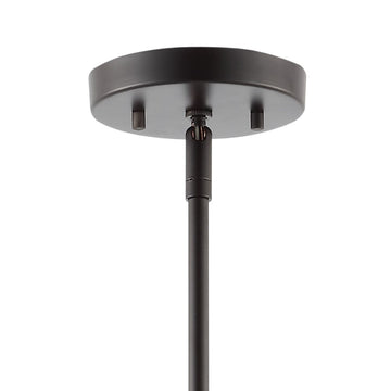 Levi Industrial Farmhouse Iron LED Pendant - JONATHAN Y